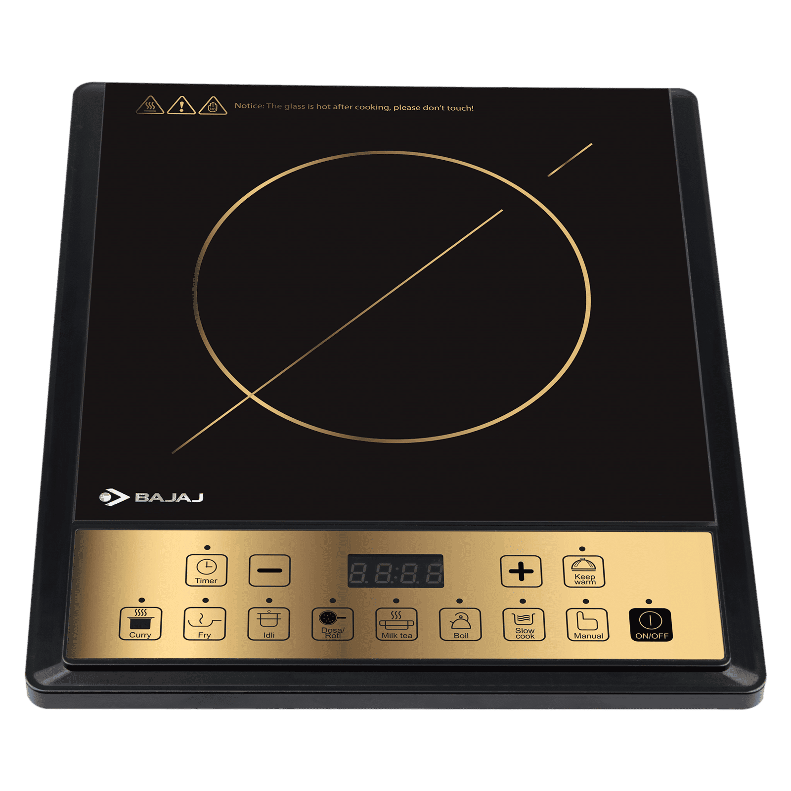Buy BAJAJ ICX 190TS 1900W Induction Cooktop with 12 Preset Menus Online